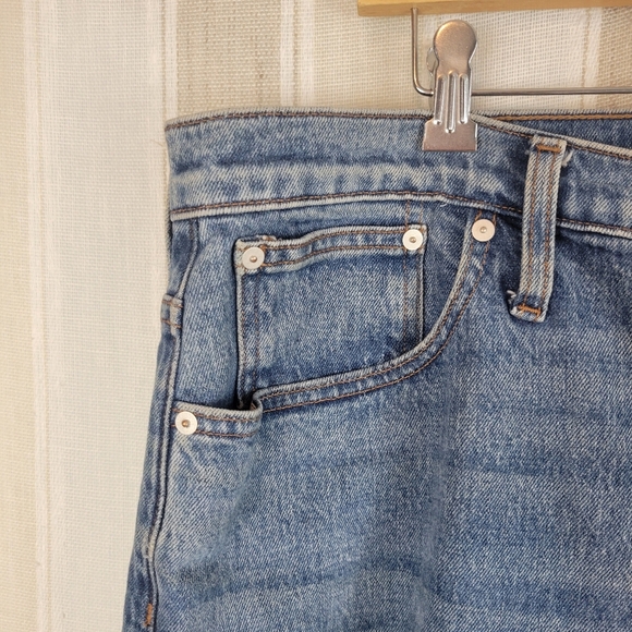 Madewell The‎ Perfect Vintage Straight Jeans Blue Size 33 - Picture 2 of 15